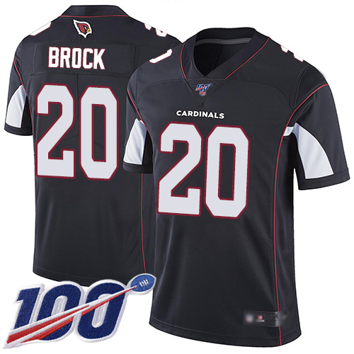 Arizona Cardinals Limited Black Men Tramaine Brock Alternate Jersey NFL Football #20 100th Season Vapor Untouchable->arizona cardinals->NFL Jersey